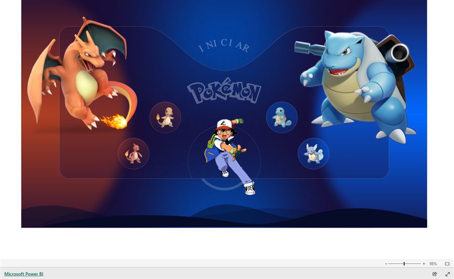 Dashboard interativo de Pokémon em Power BI